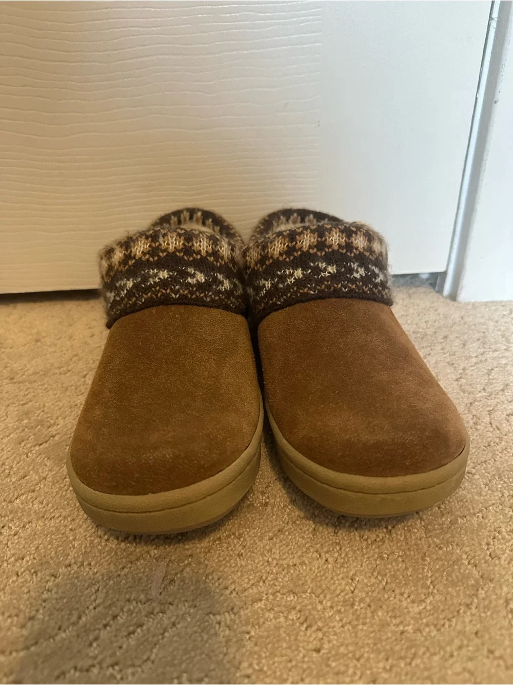Clarks Fair Isle Sweater Slipper - Women's